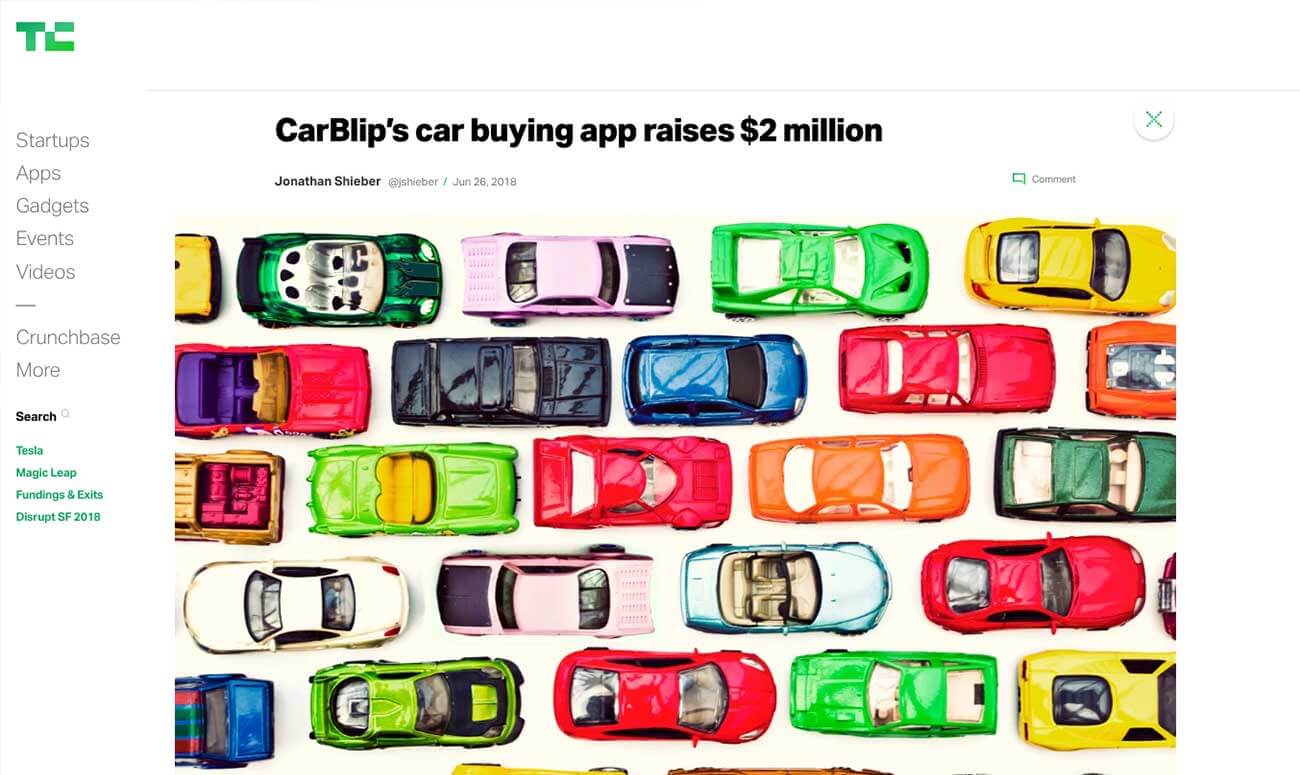 Naked Development Design, CarBlip Raises $2M in Venture Capital